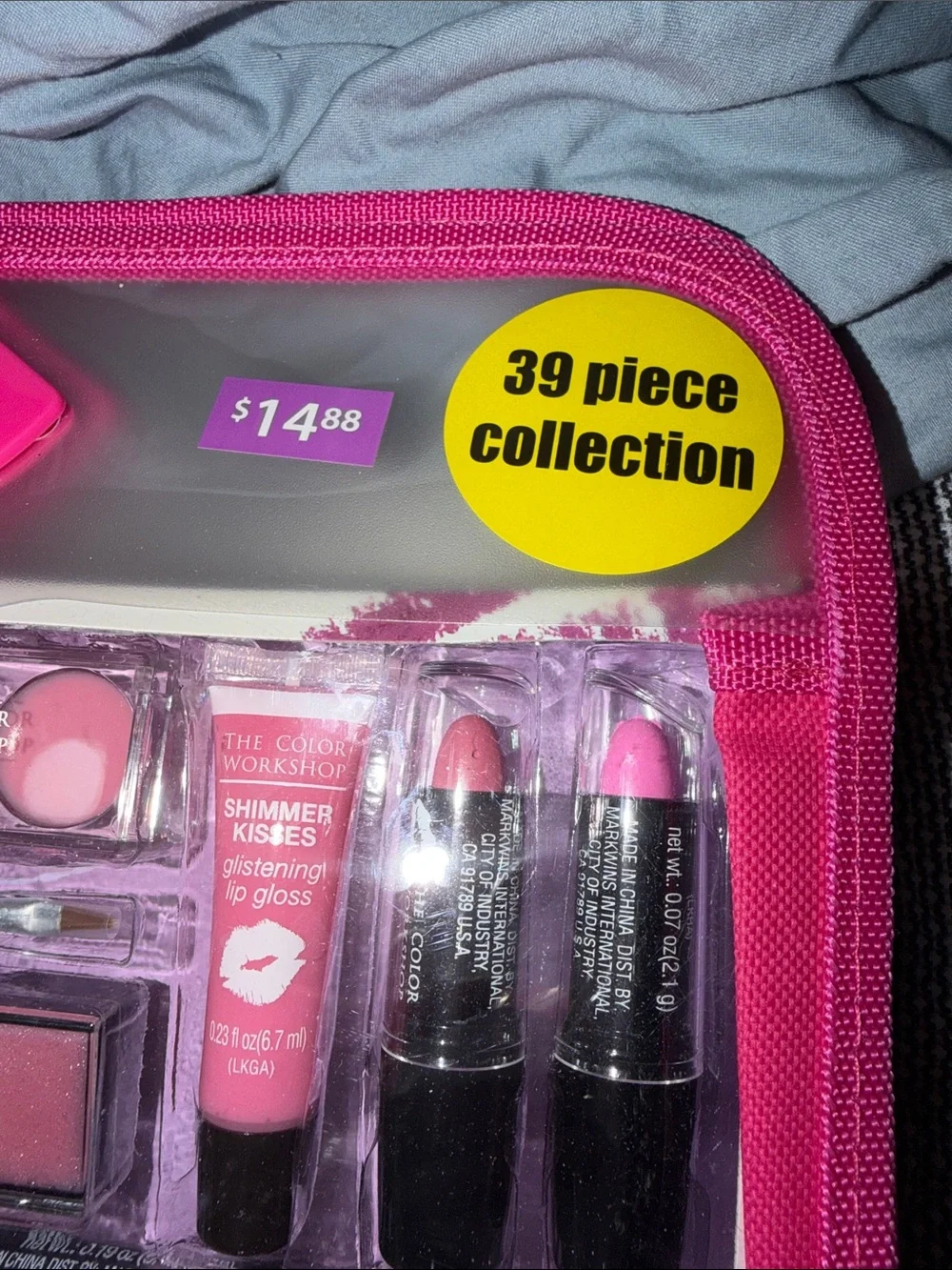 L'Amour 39-Piece Lip Set in Pink and Rose